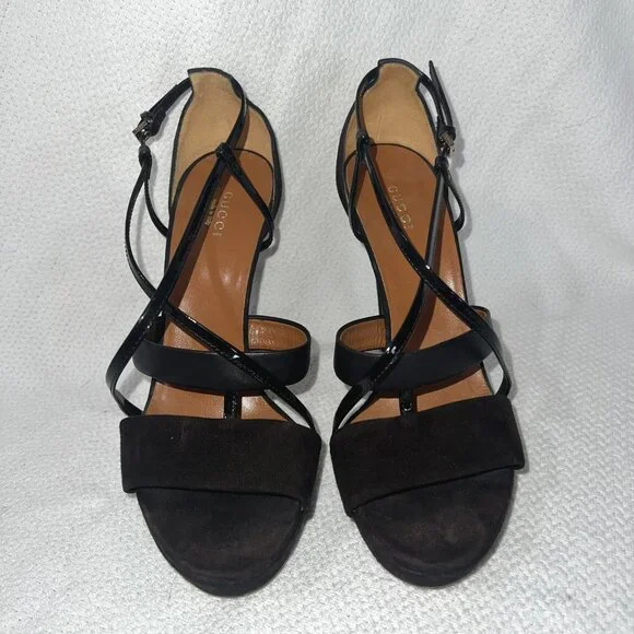 Gucci Black Strappy Heels - Picture 3 of 8